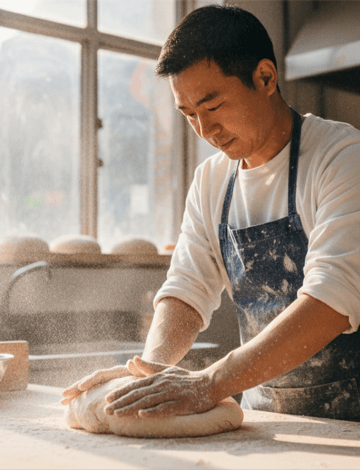 面点师傅工作场景